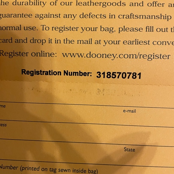 Dooney and Bourke Leather cross body bag - Picture 11 of 11